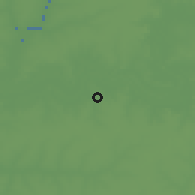 Shaded relief of the 60 km around Si Kunda, drawn from the GMTED2010 grid