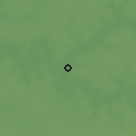 Shaded relief of the 60 km around Sinchu Njaebeh, drawn from the GMTED2010 grid