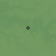 Shaded relief of the 60 km around Tuba, drawn from the GMTED2010 grid