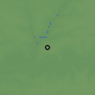 Shaded relief of the 60 km around Walalan, drawn from the GMTED2010 grid