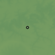Shaded relief of the 60 km around Wassadu, drawn from the GMTED2010 grid