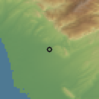 Shaded relief of the 52 km around Gali, drawn from the GMTED2010 grid