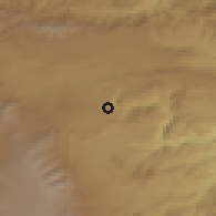 Shaded relief of the 53 km around Trialeti, drawn from the GMTED2010 grid