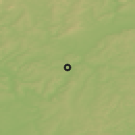 Shaded relief of the 50 km around Blieskastel, drawn from the GMTED2010 grid
