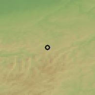 Shaded relief of the 49 km around Brilon, drawn from the GMTED2010 grid