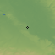 Shaded relief of the 49 km around Brühl, drawn from the GMTED2010 grid