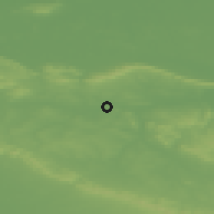 Shaded relief of the 49 km around Bünde, drawn from the GMTED2010 grid