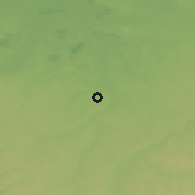 Shaded relief of the 49 km around Altenburg, drawn from the GMTED2010 grid