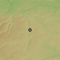Shaded relief of the 50 km around Calw, drawn from the GMTED2010 grid