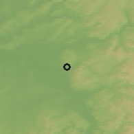 Shaded relief of the 50 km around Alzenau, drawn from the GMTED2010 grid