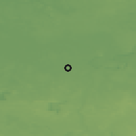 Shaded relief of the 49 km around Cottbus, drawn from the GMTED2010 grid