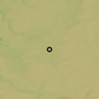 Shaded relief of the 50 km around Crailsheim, drawn from the GMTED2010 grid
