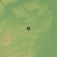 Shaded relief of the 50 km around Alzey, drawn from the GMTED2010 grid