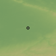 Shaded relief of the 49 km around Delbrück, drawn from the GMTED2010 grid