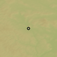Shaded relief of the 50 km around Amberg, drawn from the GMTED2010 grid