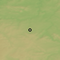 Shaded relief of the 50 km around Ditzingen, drawn from the GMTED2010 grid