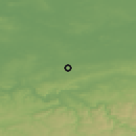 Shaded relief of the 49 km around Dortmund, drawn from the GMTED2010 grid