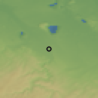 Shaded relief of the 49 km around Düren, drawn from the GMTED2010 grid