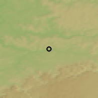 Shaded relief of the 50 km around Ebersbach, drawn from the GMTED2010 grid