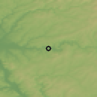 Shaded relief of the 49 km around Eitorf, drawn from the GMTED2010 grid