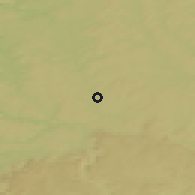 Shaded relief of the 50 km around Ellwangen, drawn from the GMTED2010 grid