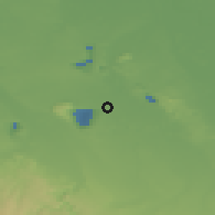 Shaded relief of the 49 km around Elsdorf, drawn from the GMTED2010 grid