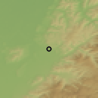 Shaded relief of the 50 km around Emmendingen, drawn from the GMTED2010 grid