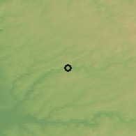 Shaded relief of the 49 km around Engelskirchen, drawn from the GMTED2010 grid