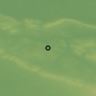 Shaded relief of the 49 km around Enger, drawn from the GMTED2010 grid