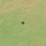Shaded relief of the 50 km around Eppelborn, drawn from the GMTED2010 grid