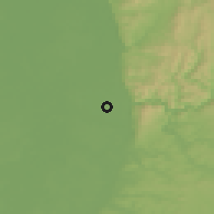 Shaded relief of the 50 km around Eppelheim, drawn from the GMTED2010 grid