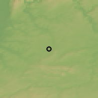 Shaded relief of the 50 km around Eppingen, drawn from the GMTED2010 grid
