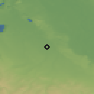 Shaded relief of the 49 km around Erftstadt, drawn from the GMTED2010 grid