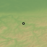 Shaded relief of the 49 km around Arnsberg, drawn from the GMTED2010 grid