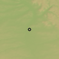 Shaded relief of the 50 km around Erlangen, drawn from the GMTED2010 grid