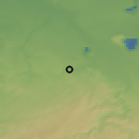 Shaded relief of the 49 km around Eschweiler, drawn from the GMTED2010 grid