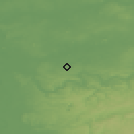 Shaded relief of the 49 km around Essen, drawn from the GMTED2010 grid
