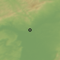 Shaded relief of the 50 km around Flörsheim, drawn from the GMTED2010 grid