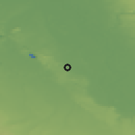 Shaded relief of the 49 km around Frechen, drawn from the GMTED2010 grid
