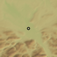 Shaded relief of the 50 km around Freilassing, drawn from the GMTED2010 grid