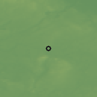 Shaded relief of the 49 km around Fürstenwalde, drawn from the GMTED2010 grid