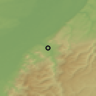 Shaded relief of the 50 km around Gaggenau, drawn from the GMTED2010 grid