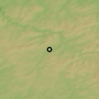Shaded relief of the 49 km around Attendorn, drawn from the GMTED2010 grid