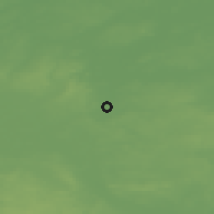 Shaded relief of the 49 km around Gardelegen, drawn from the GMTED2010 grid