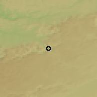 Shaded relief of the 50 km around Geislingen, drawn from the GMTED2010 grid