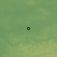 Shaded relief of the 49 km around Gelsenkirchen, drawn from the GMTED2010 grid