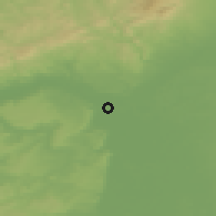 Shaded relief of the 50 km around Ginsheim-Gustavsburg, drawn from the GMTED2010 grid