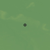 Shaded relief of the 49 km around Goch, drawn from the GMTED2010 grid