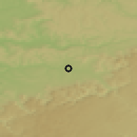 Shaded relief of the 50 km around Göppingen, drawn from the GMTED2010 grid