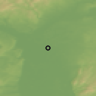 Shaded relief of the 50 km around Groß-Gerau, drawn from the GMTED2010 grid